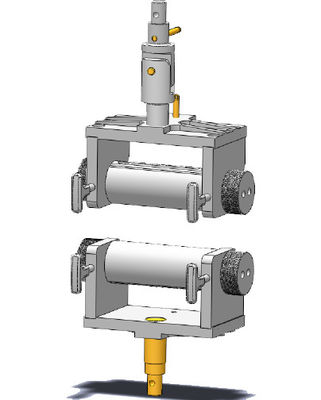 Конфигурация фиксатора для испытаний на прочность ткани